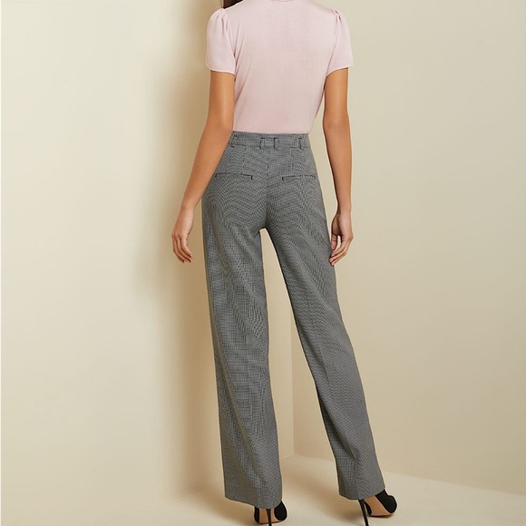 RW&CO | High waist mini check wide leg pant - Picture 2 of 7